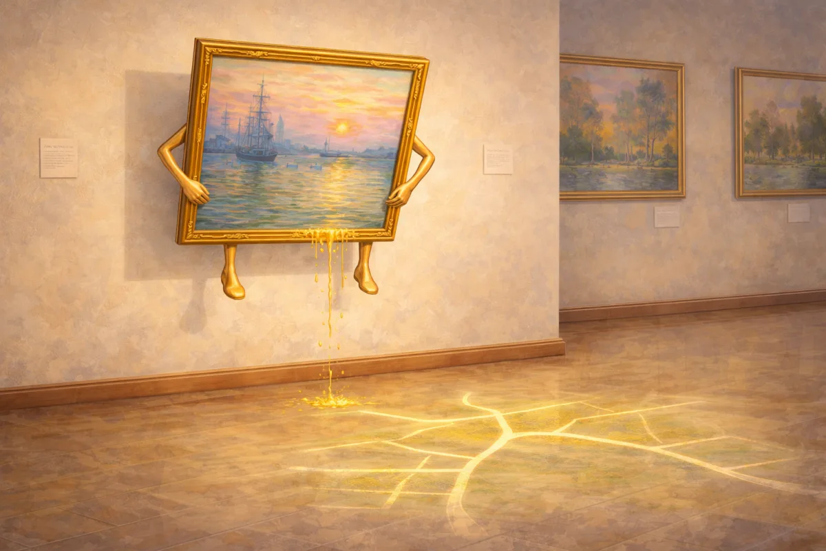 Obraz co se počůrával